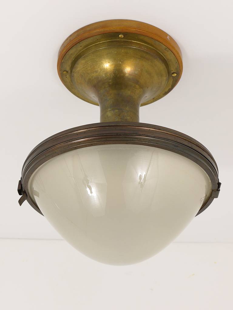 Beautiful German, Bauhaus Ceiling Lamp by Goerz Werke 1