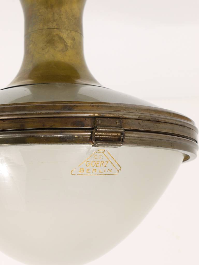 Beautiful German, Bauhaus Ceiling Lamp by Goerz Werke 3