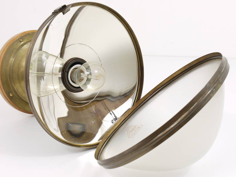 Beautiful German, Bauhaus Ceiling Lamp by Goerz Werke In Excellent Condition In Vienna, AT
