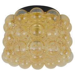 Huge Helena Tynell Bubble Glass Flush Mount or Sconce by Limburg, Germany, 1960s