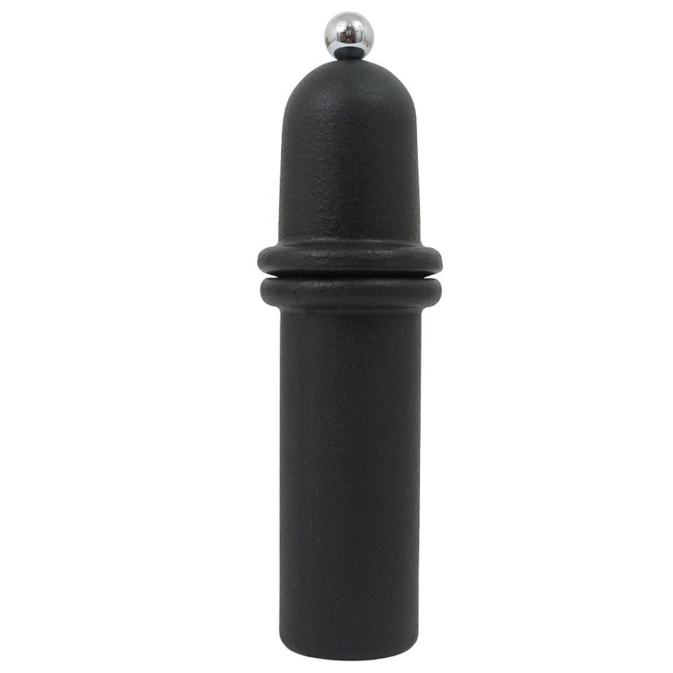 Beautiful Carl Aubock Cast-Iron Pepper Salt Mill with Peugeot Grinder, 1970s For Sale