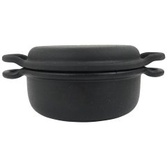 Carl Aubock Cast Iron Oven Cookware Casserole, Ostovics Vienna, 1970s