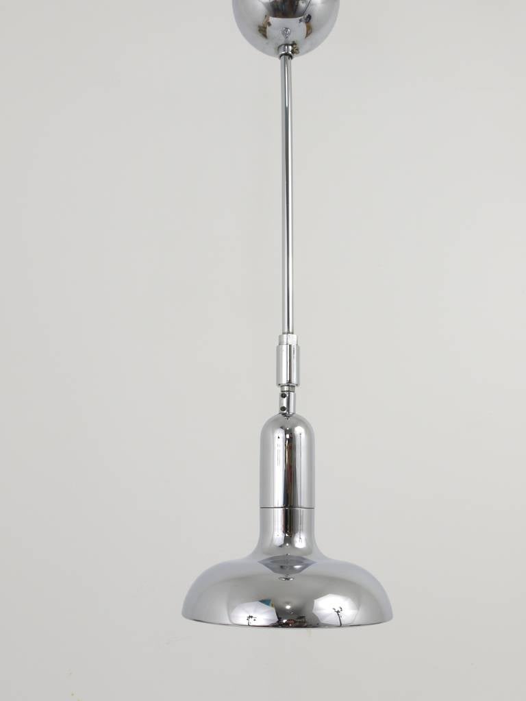 Gino Sarfatti Style 6 Adjustable Pendant Lamps, Gebr. Cosack, Germany, 1970s For Sale 1