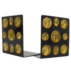 Piero Fornasetti Pair of Cameo Bookends, Italy 1970s 9