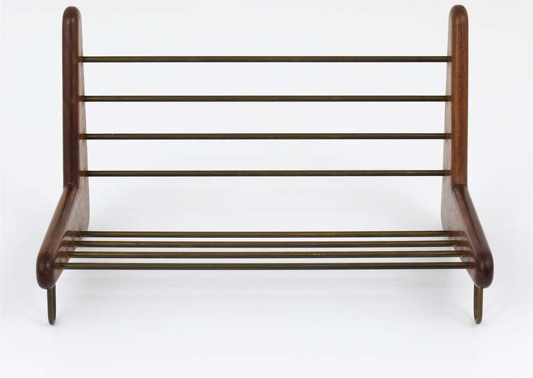 20th Century Carl Aubock Vienna Book Stand Book Crib from the 1950s