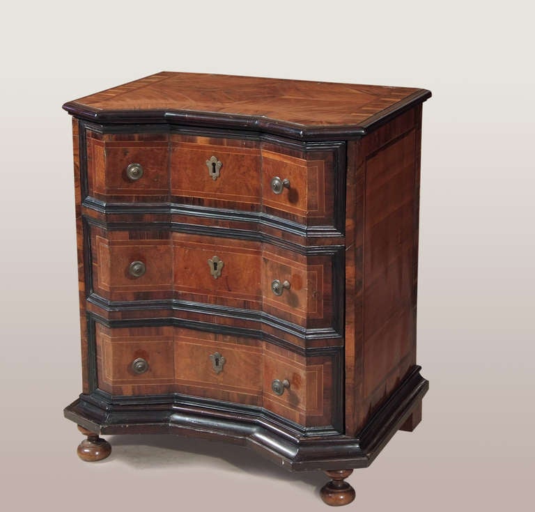 An Italian Inlaid and Veneered Cabinet 18th Century