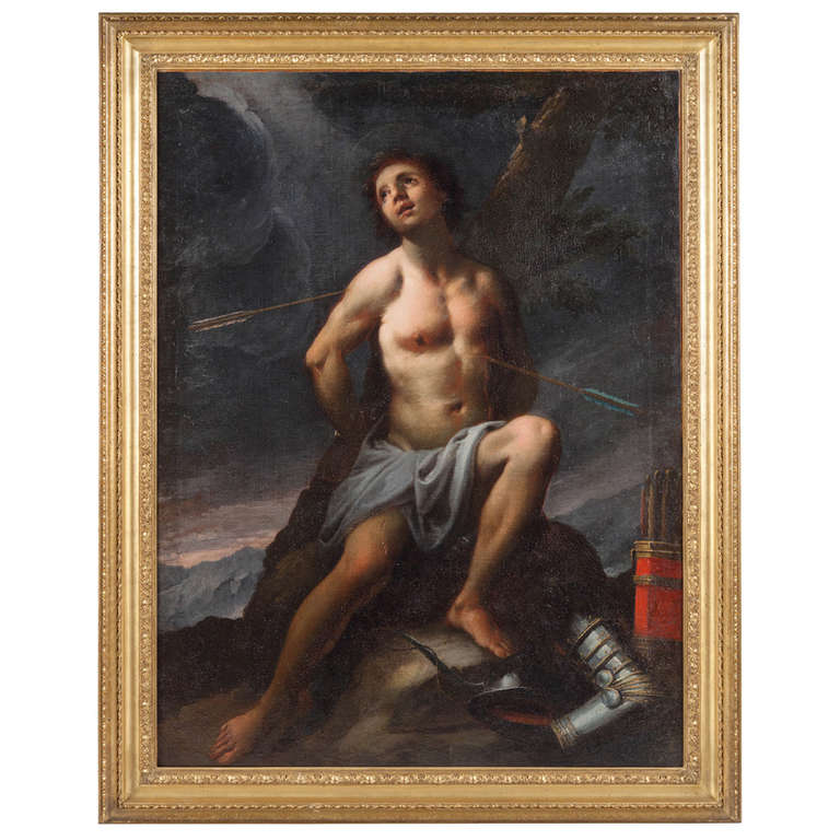 Francesco Conti ( Firenze, 1681-1760) " Saint Sebastian" For Sale