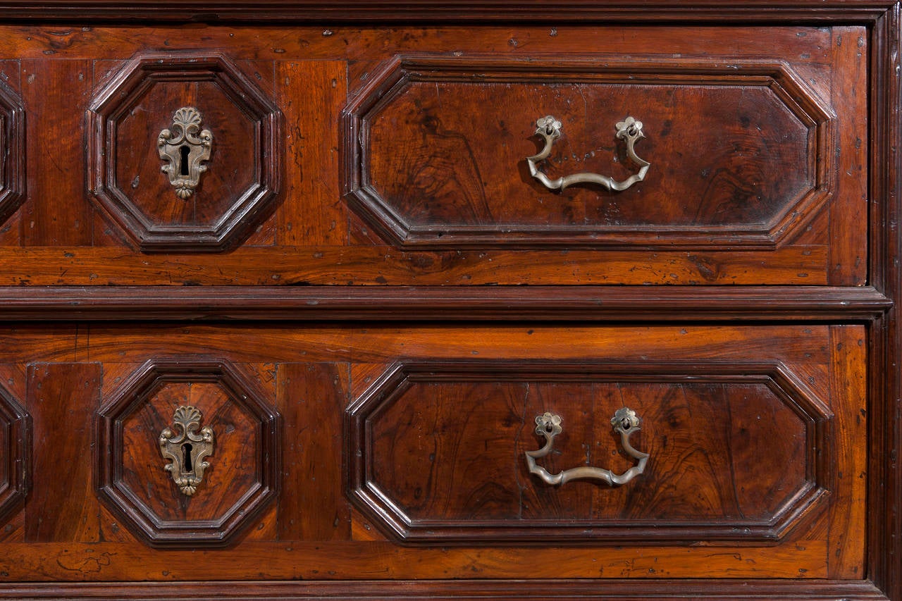 Baroque 17th Century Italian Chest of Drawers For Sale