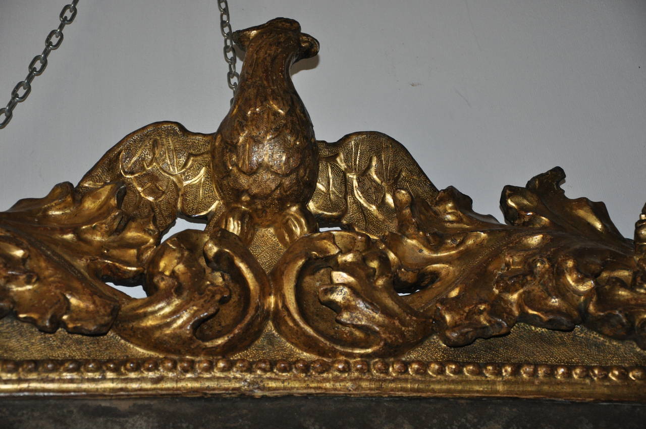 Rare Giltwood Mirror, 17th Century In Excellent Condition For Sale In Formigine Modena, IT