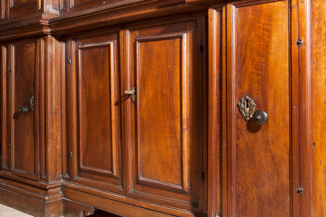 17th Century Italian Cabinet (or Double Corp Credenza)