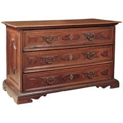 17th Century Italian Walnut Commode