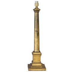 Early 19th Century English Gilt Lamp