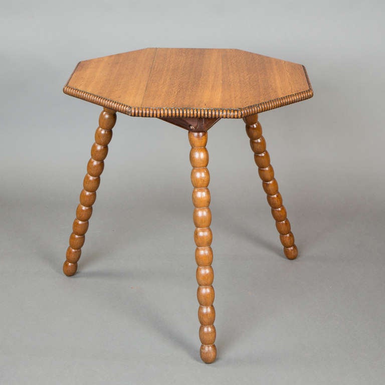 A 9th century oak bobbin table