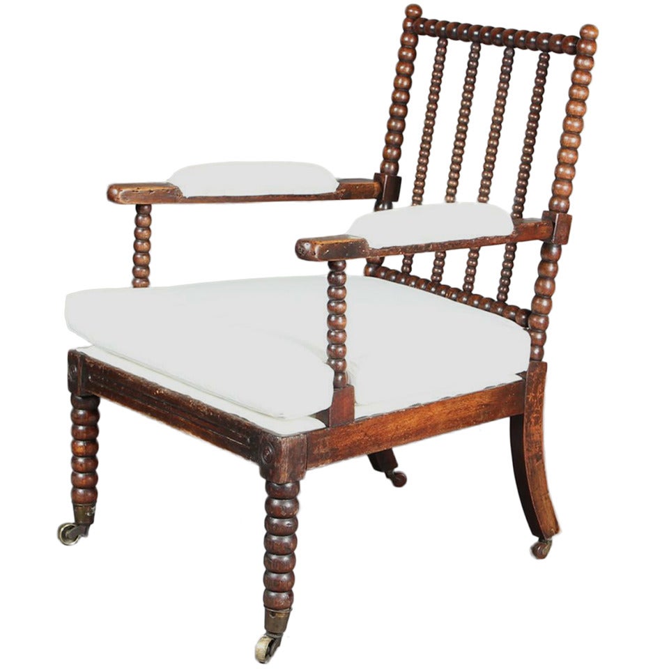 19th Century Bobbin Chair For Sale