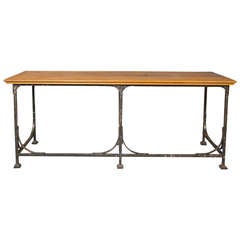 French Industrial Table