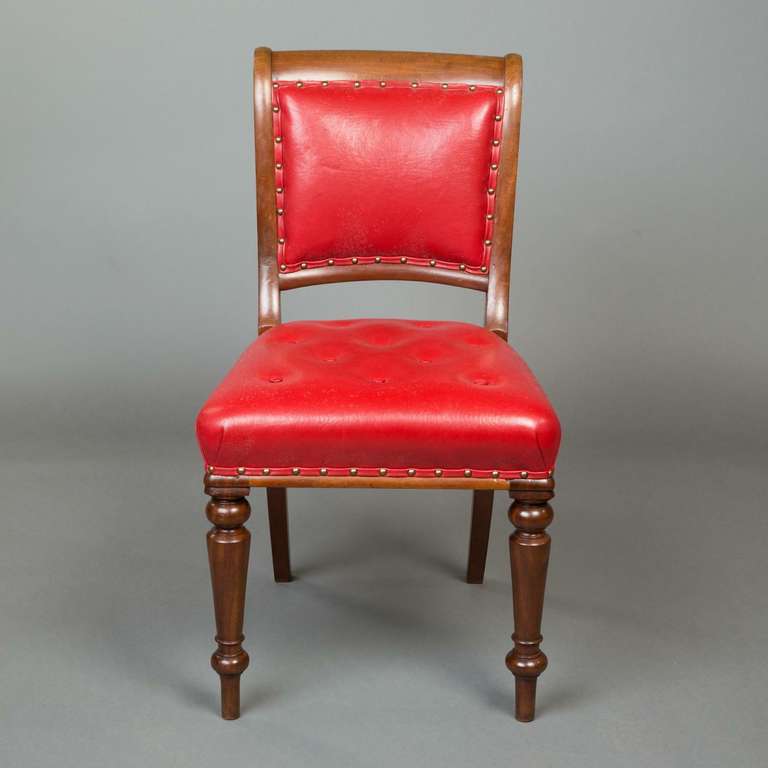 Set of Twelve Mahogany 19th Century Dining Chairs