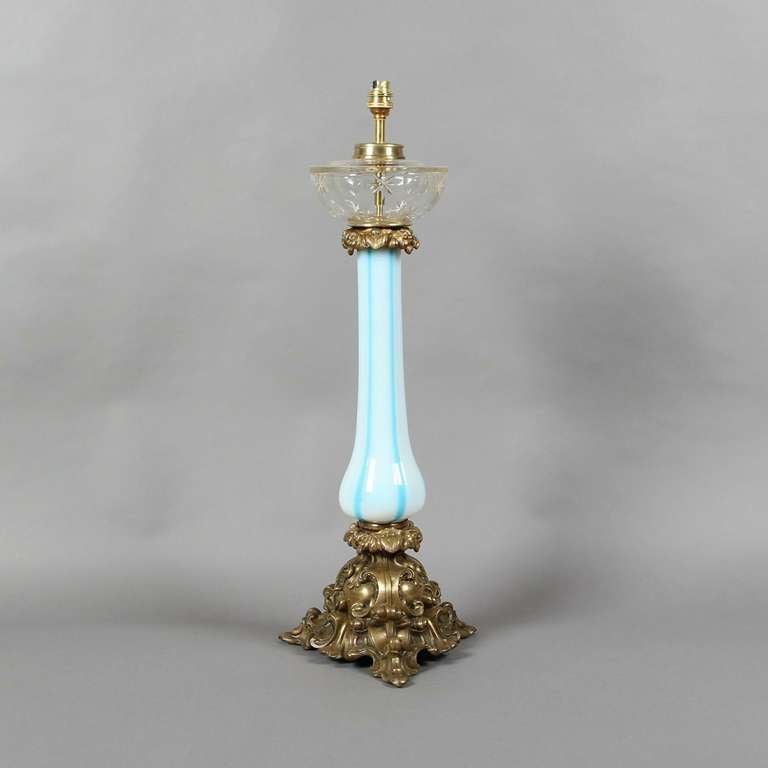 White Glass Lamp