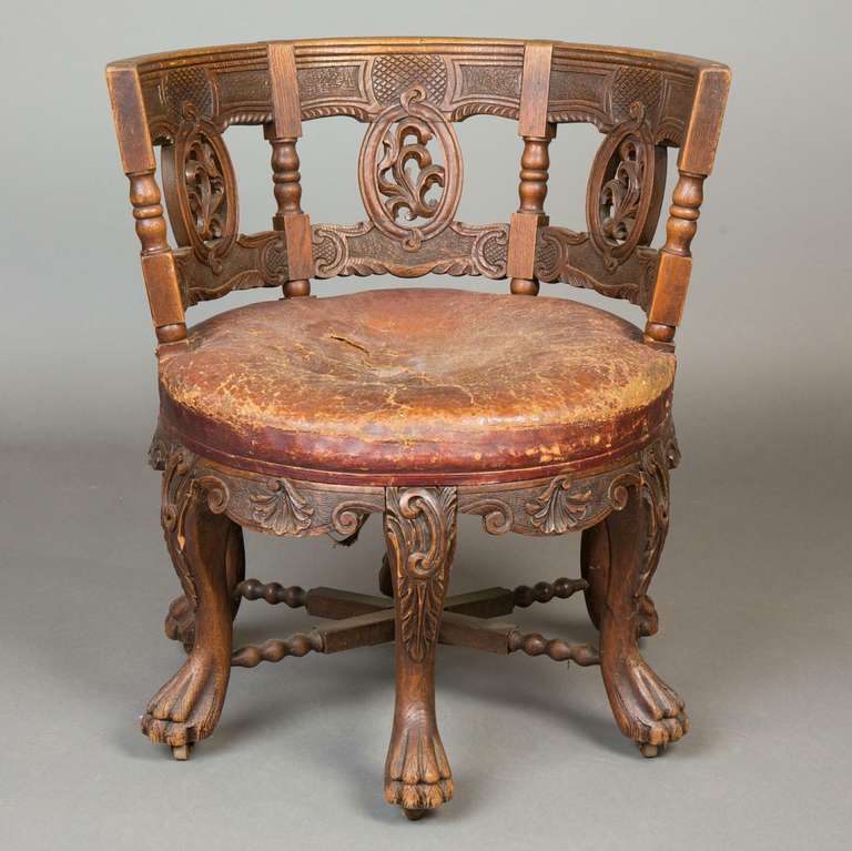 Antiquerian Oak Chair