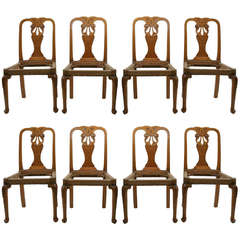 Antique Set of 8 Dining Chairs
