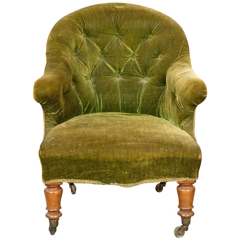 Upholstered Armchair For Sale at 1stDibs