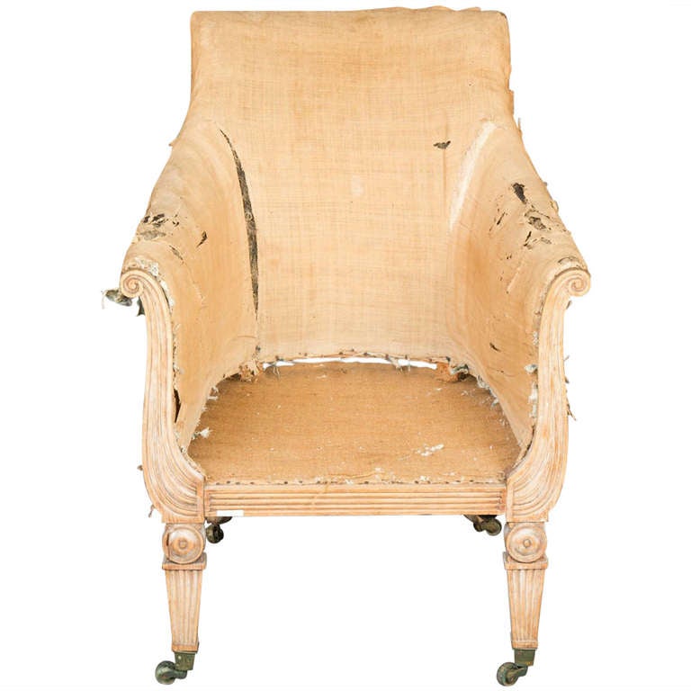 Regency Beech Bergere For Sale