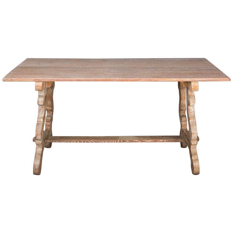 Limed Oak Table For Sale