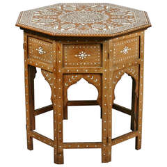 Antique Octagonal Occasional Table