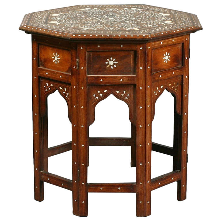Anglo-Indian Octagonal Table For Sale