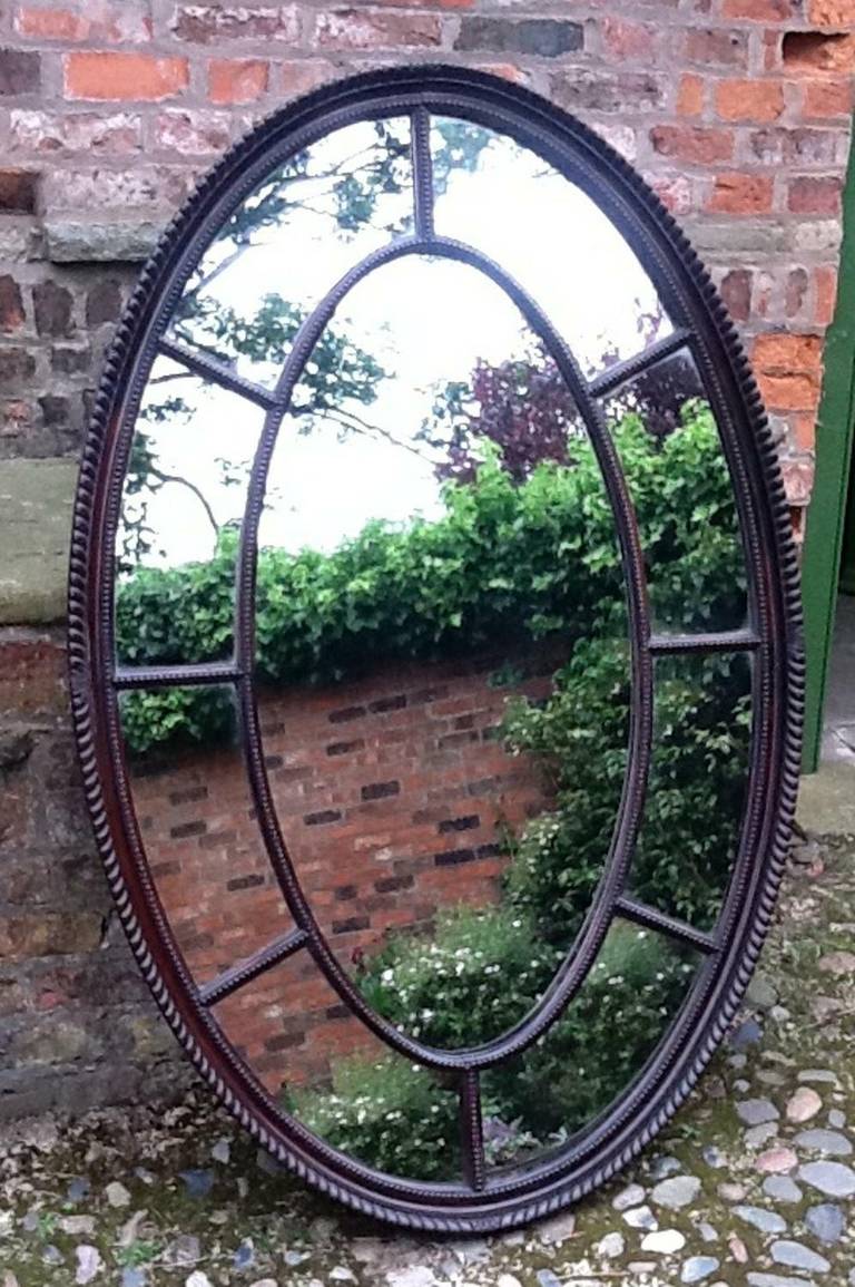 Large Oval Mirror