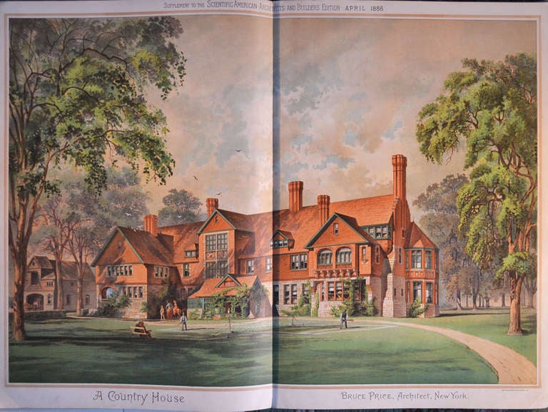 Collection of 19th Century Period Architectural Chromolithographs