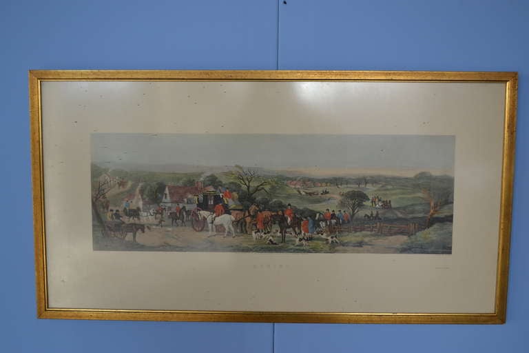 British Set of 19th Century Framed Chromolithographs of the Four Seasons For Sale