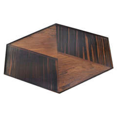 Rare Art Deco Tea Tray in Different Rosewoods