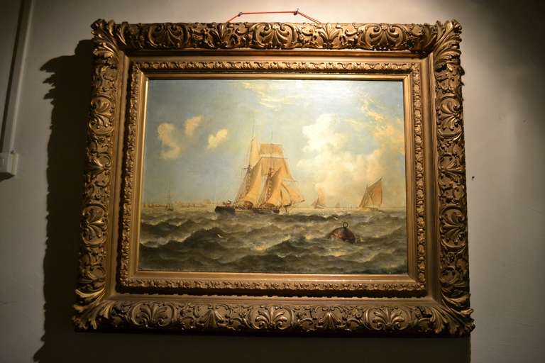 SPECIAL SPRING SALE! 50% DISCOUNT!

This stunning 19th century marine painting, depicts a sailing-ship without national flag and seamen wearing red Phrygian caps! Signed Eugene, see photograph 

