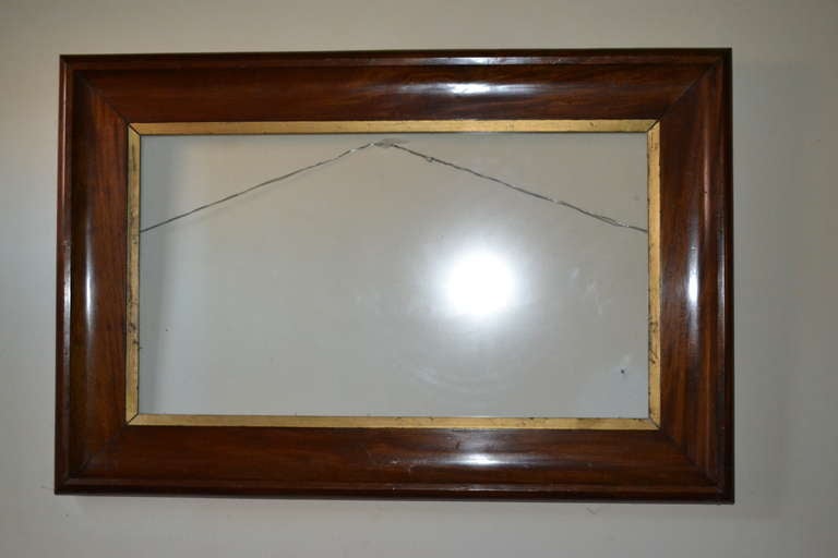 Biedermeier Mahogany Frame