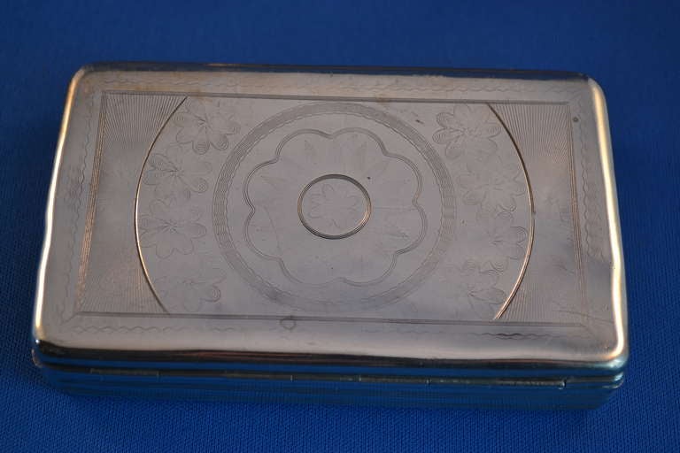 Four Dutch Antique Silver Tobacco or Snuff Boxes In Excellent Condition For Sale In Werkendam, NL