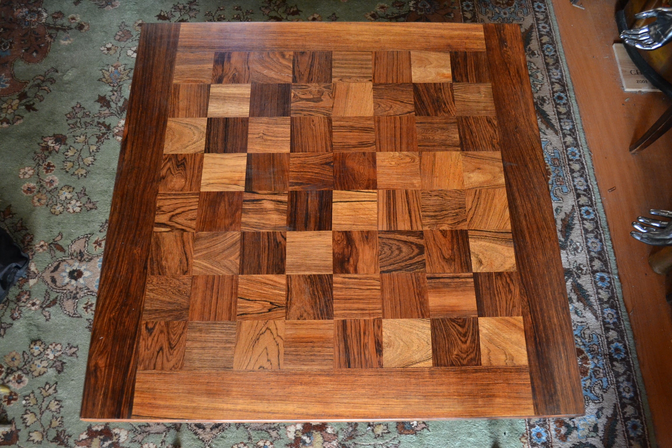 Design Side / CoffeeTable Poul Cadovius "Chess Boogie Woogie" For Sale