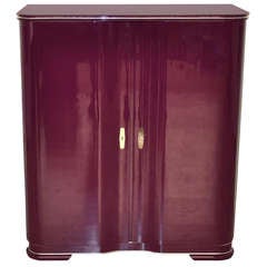 Art Deco Bar Cabinet "La Vie en Mauve" by Margarethe Schreinemakers 9