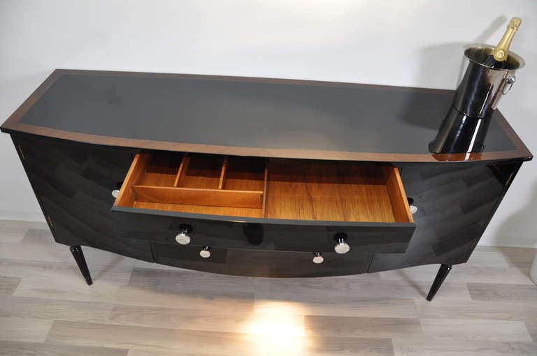 Walnut Art Deco Sideboard From Paris