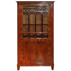 Rare Biedermeier Cabinet Made Of Solid Cherry Wood