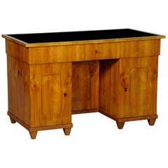 Antique Rare Biedermeier Desk Made Of Cherry Wood