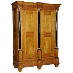 Unique Biedermeier Cabinet Made Of Cherry Wood