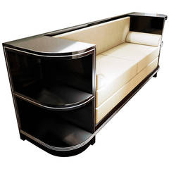 art deco couch Chromeliner Art Deco Sofa