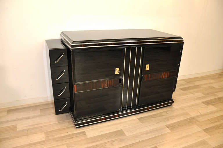 Small Belgian Art Deco Sideboard For Sale 1
