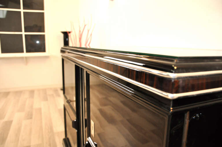 Small Belgian Art Deco Sideboard For Sale 2
