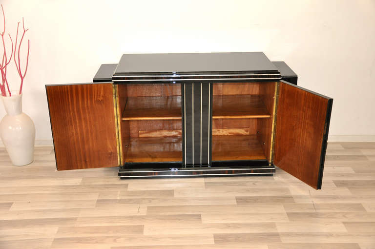 Small Belgian Art Deco Sideboard For Sale 3