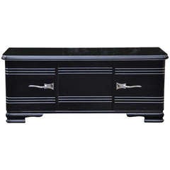 French Art Deco Chrome Liner