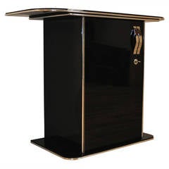 Art Deco Chrome Console