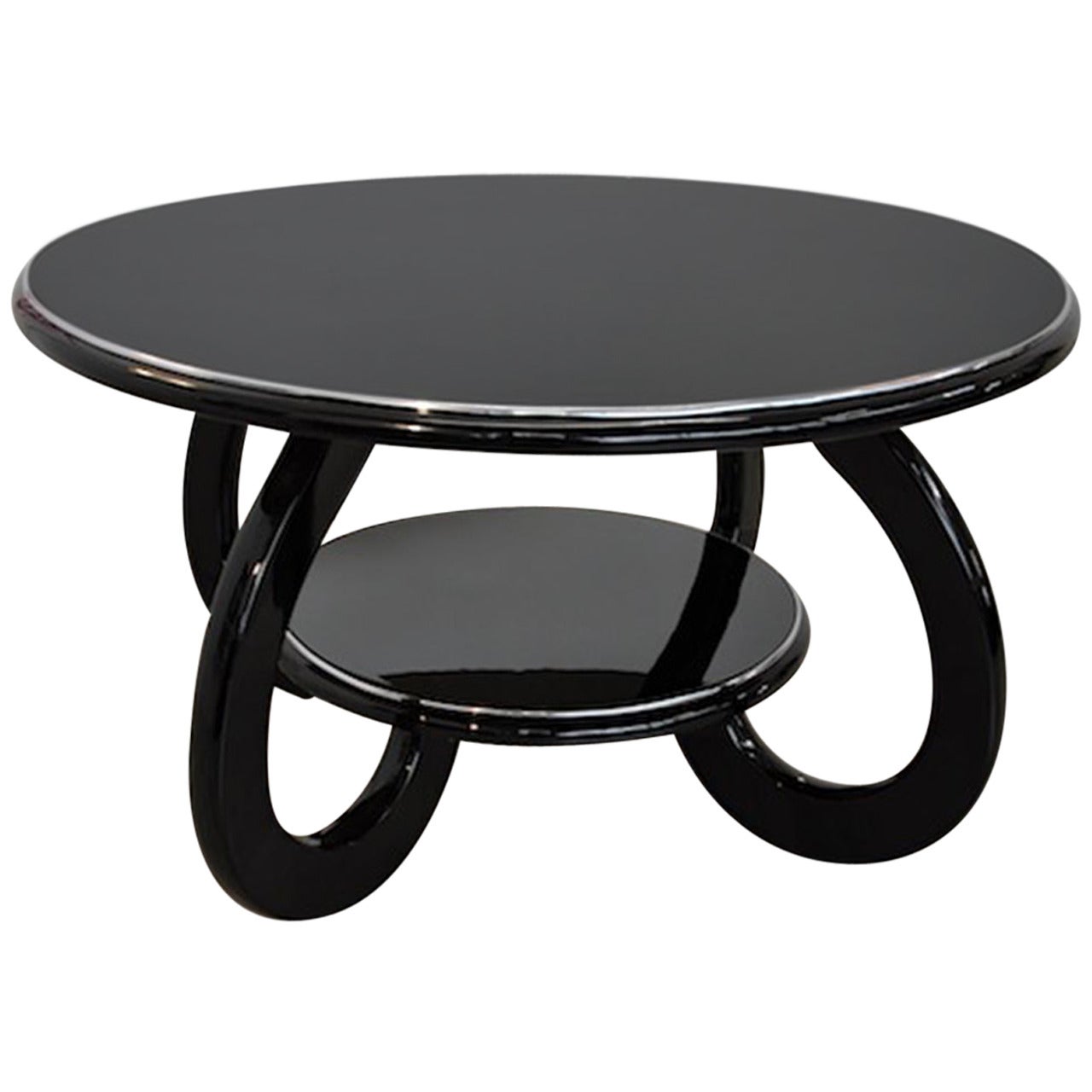 Round Art Deco Coffee Table