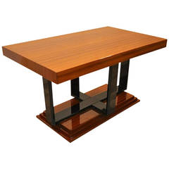 Art Deco Side Table in Mahogany Wood 7