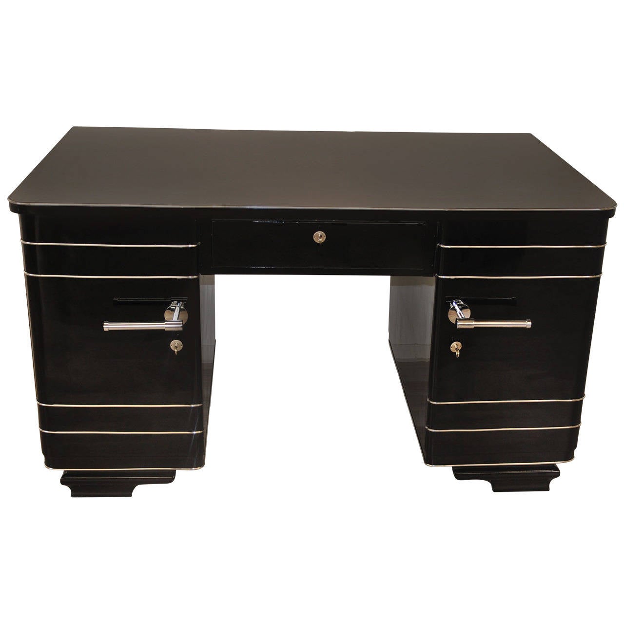 A Graceful American Art Deco Desk at 1stdibs